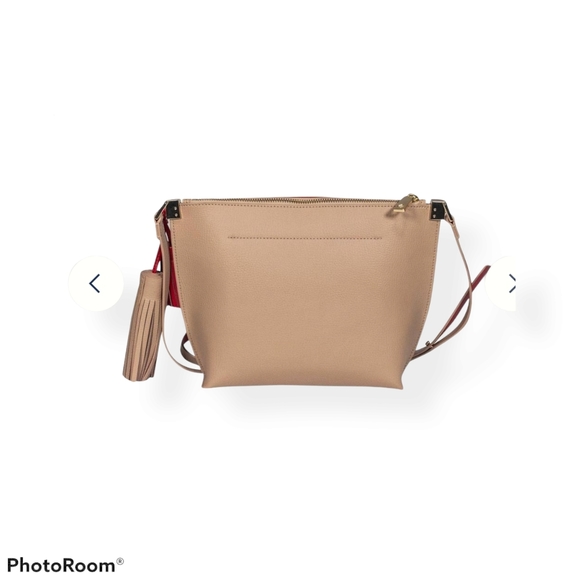 New Kate Spade tan and red leather cross body bag - Picture 10 of 10